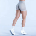 Seamless High Waist Workout Shorts Hip Lifting Sport Shorts