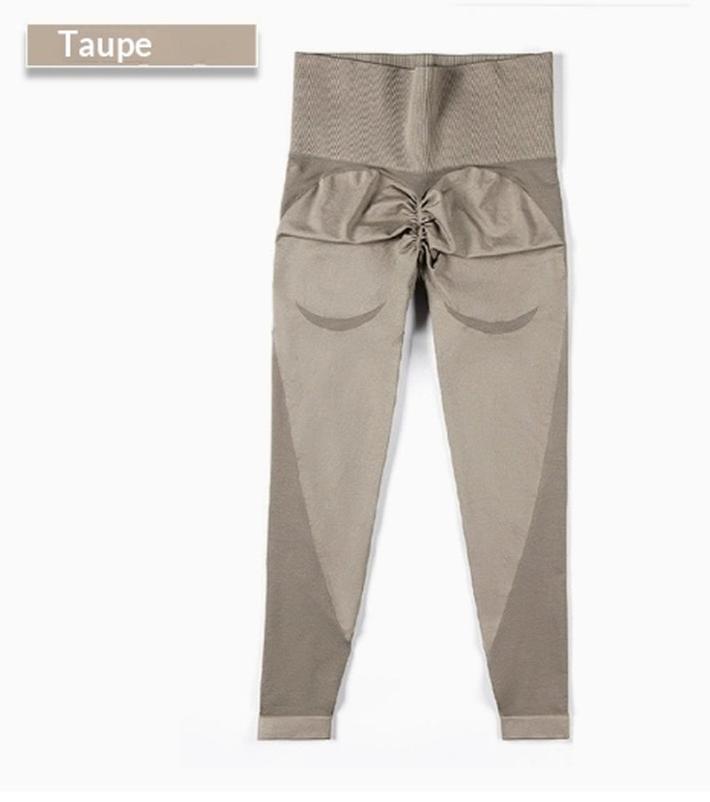 Female Skinny Hip Raise Seamless Workout Ankle Length Pants