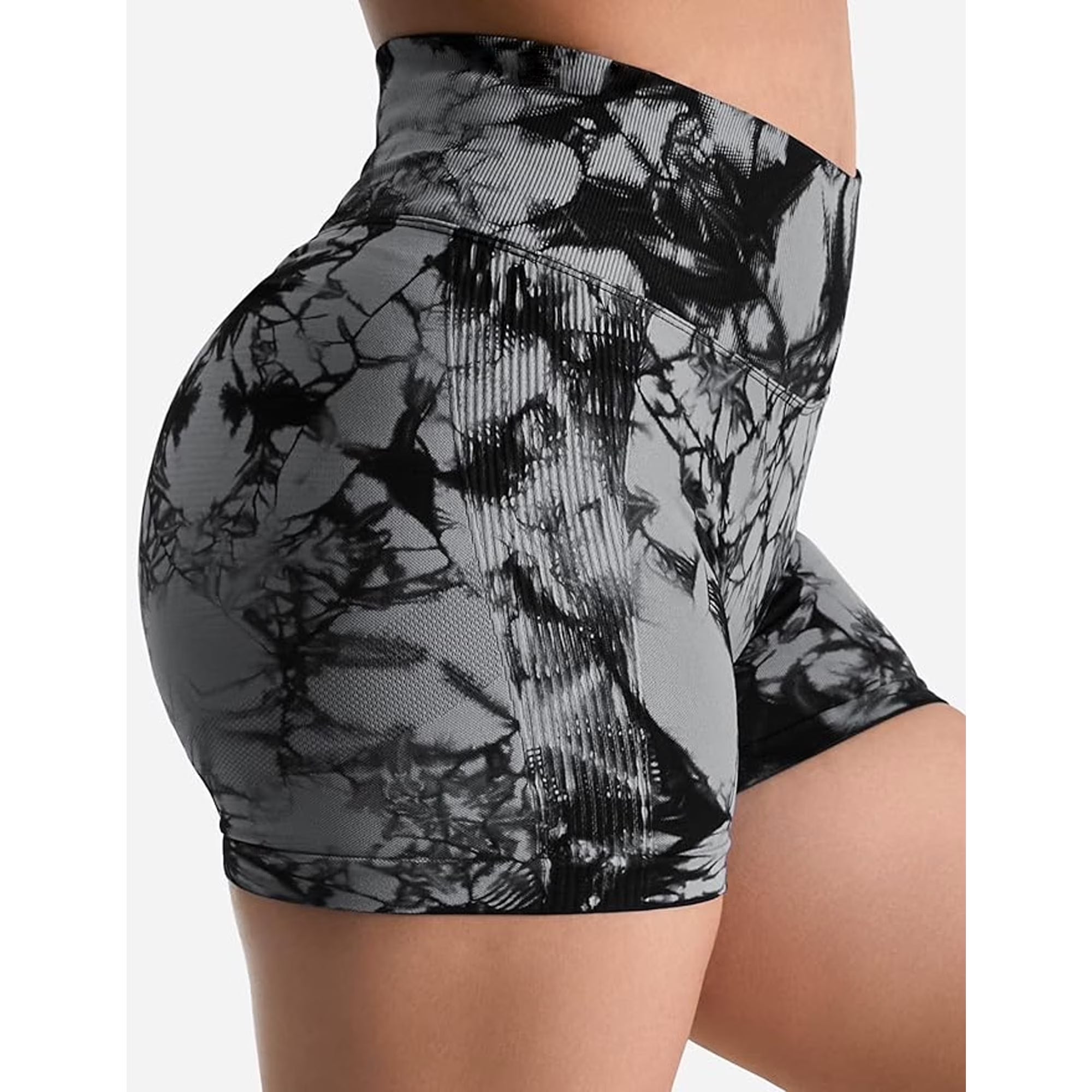 Women Gym Shorts Workout Biker Shorts Yoga Booty Shorts Scrunch Butt Lifting Seamless Shorts